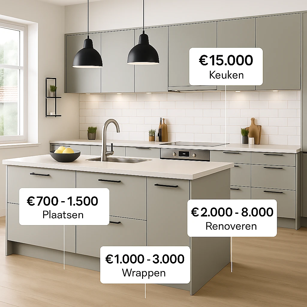 Kosten keuken 2025: wat kost een keuken en waar moet je op letten?