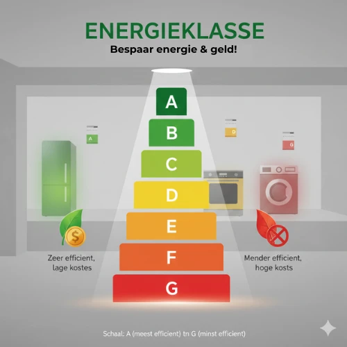 Uitleg energieklasse voor keukenapparatuur