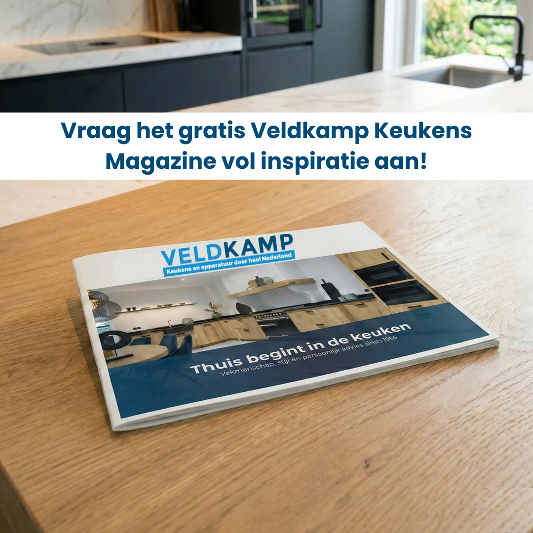 Gratis keukenmagazine aanvragen bij Veldkamp Keukens