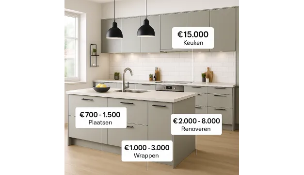 Kosten keuken 2025: wat kost een keuken en waar moet je op letten?