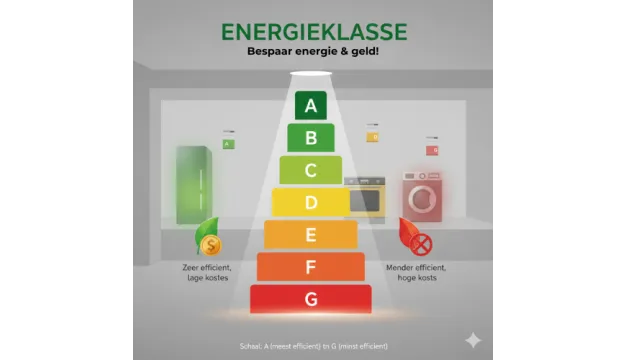 Uitleg energieklasse voor keukenapparatuur