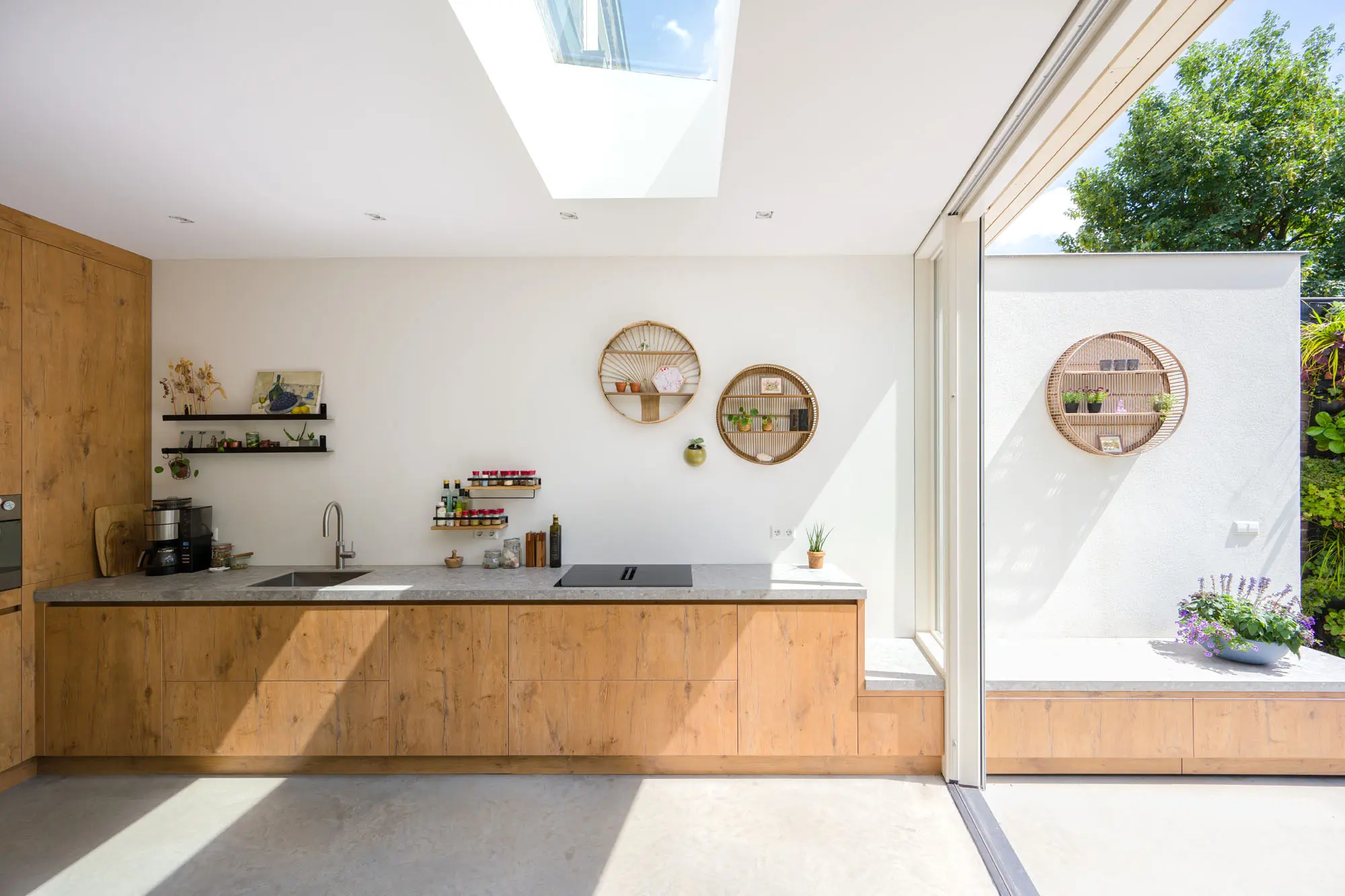 hoekkkeuken eiland opstelling