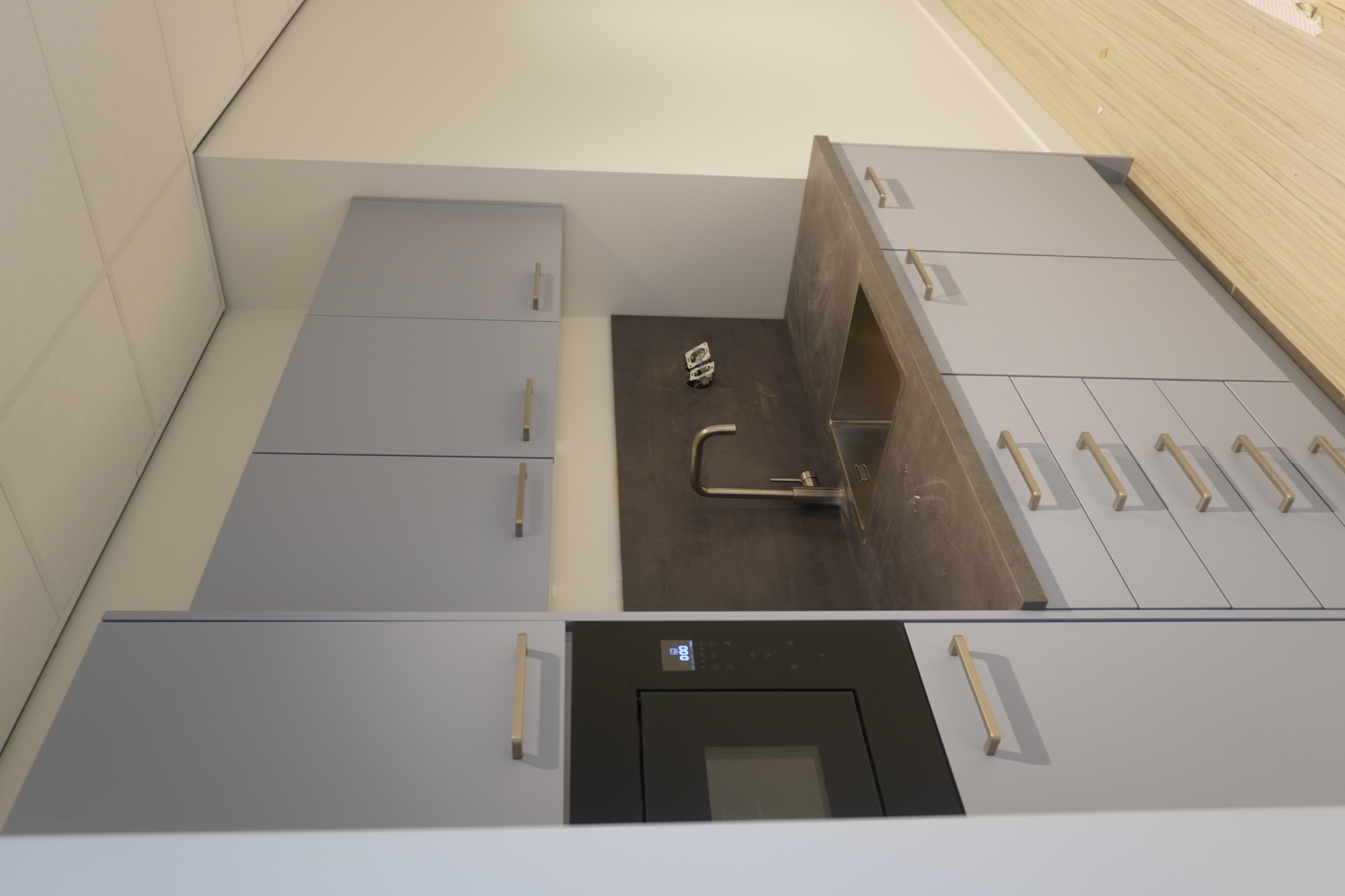 paarse projectkeuken